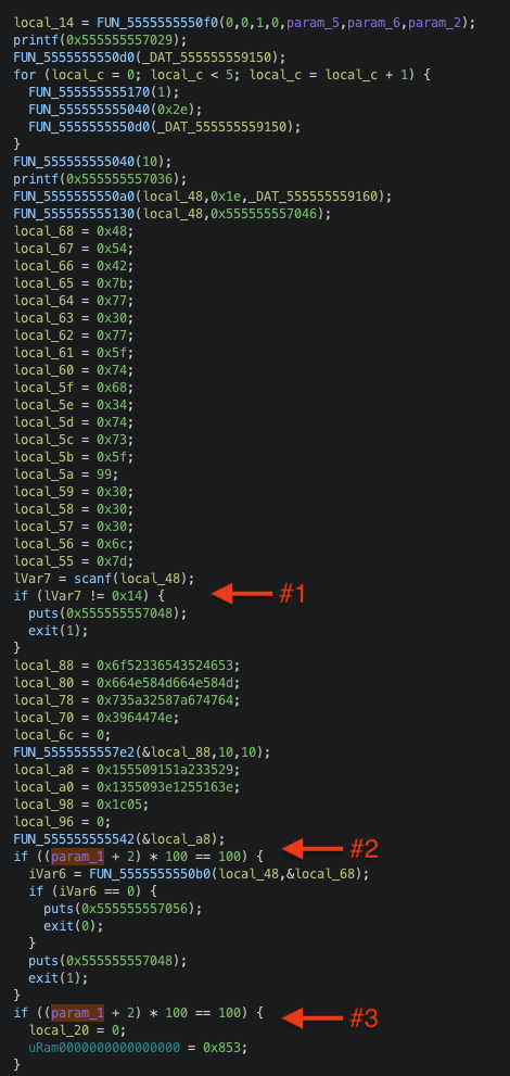 Ghidra decompiler, first part of important_2