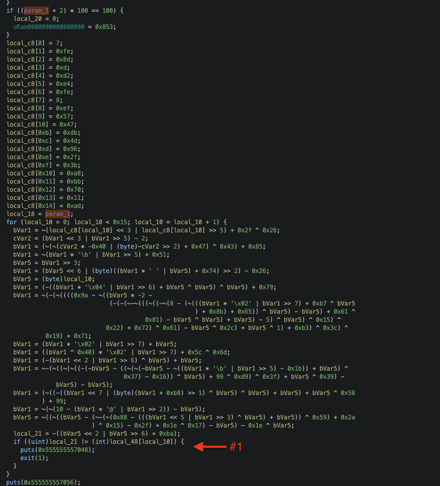 Ghidra decompiler, second part of important_2